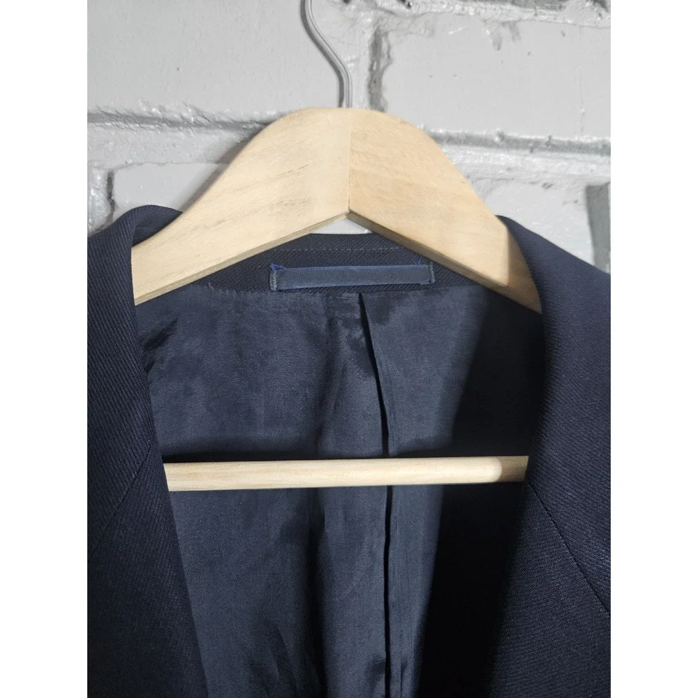 Vtg Giorgio Armani Collezioni Saks 5th Ave Men Wool Suit Jacket Blazer 44L Italy